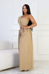 Tailored Cotton Twill Tube Top Jumpsuit